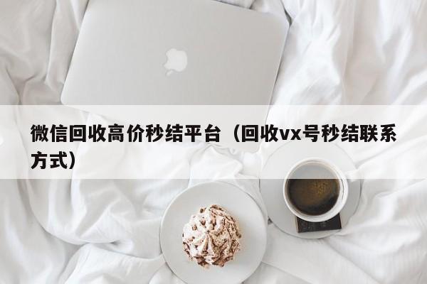 微信回收高价秒结平台（回收vx号秒结联系方式）